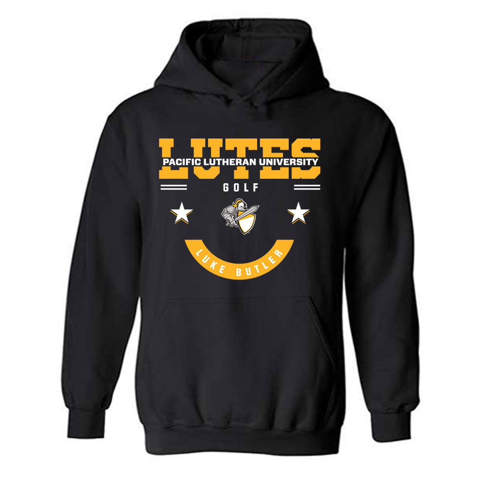 PLU - NCAA Men's Golf : Luke Butler - Hooded Sweatshirt Classic Fashion Shersey