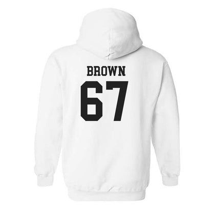 PLU - NCAA Football : Jacob Brown - Hooded Sweatshirt Classic Shersey