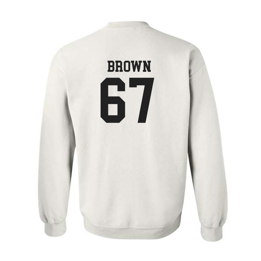PLU - NCAA Football : Jacob Brown - Crewneck Sweatshirt Classic Shersey