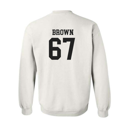 PLU - NCAA Football : Jacob Brown - Crewneck Sweatshirt Classic Shersey