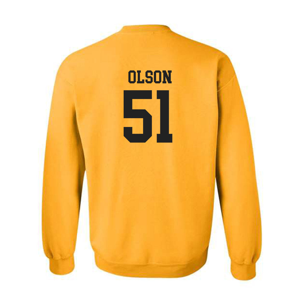 PLU - NCAA Baseball : Charlie Olson - Crewneck Sweatshirt Classic Shersey