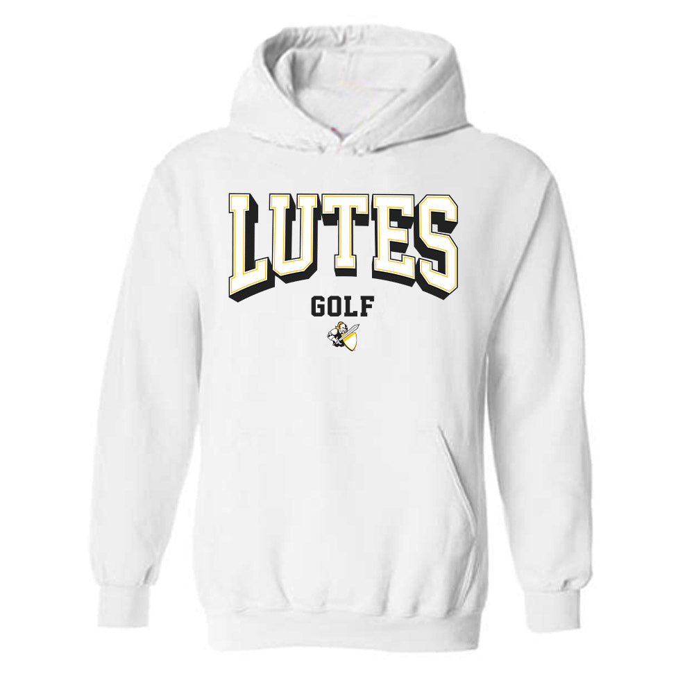 PLU - NCAA Men's Golf : Luke Butler - Hooded Sweatshirt Classic Shersey