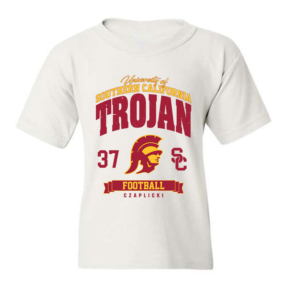 USC - NCAA Football : Eddie Czaplicki - Youth T-Shirt Classic Fashion Shersey