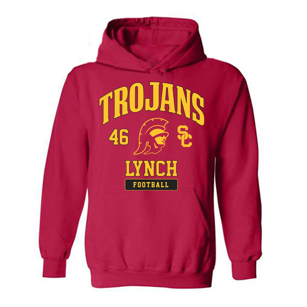 USC - NCAA Football : Denis Lynch - Hooded Sweatshirt Classic Fashion Shersey