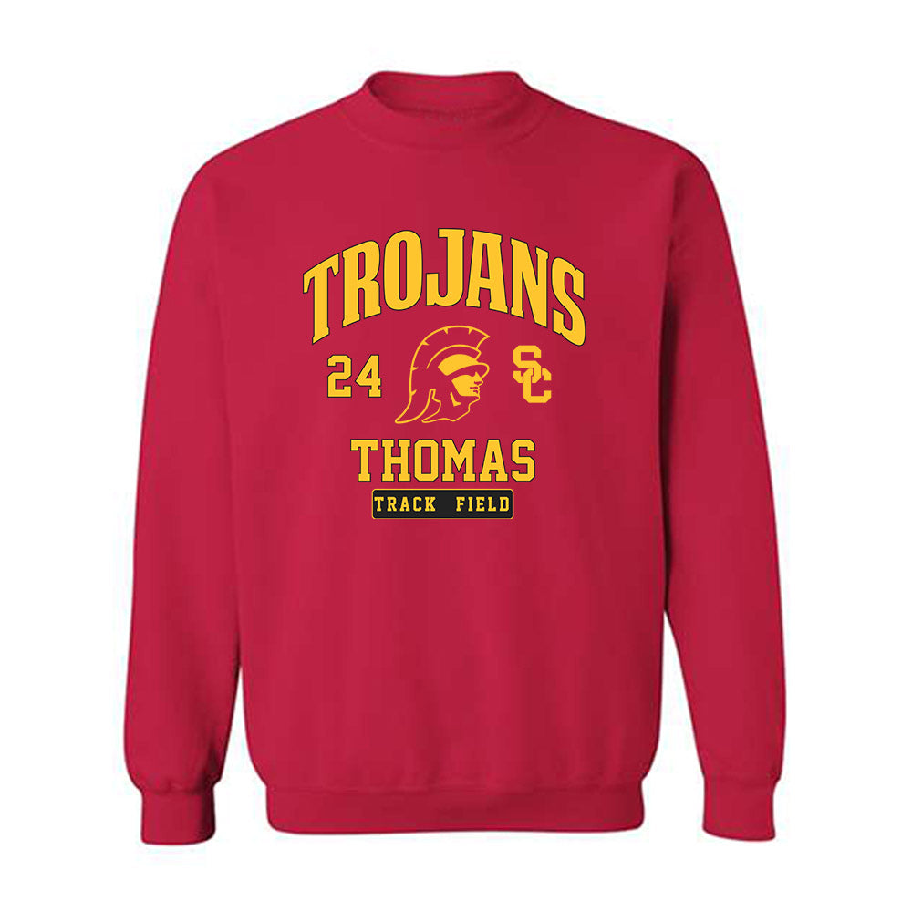 USC - NCAA Women's Track & Field (Outdoor) : Max Thomas - Crewneck Sweatshirt Classic Fashion Shersey