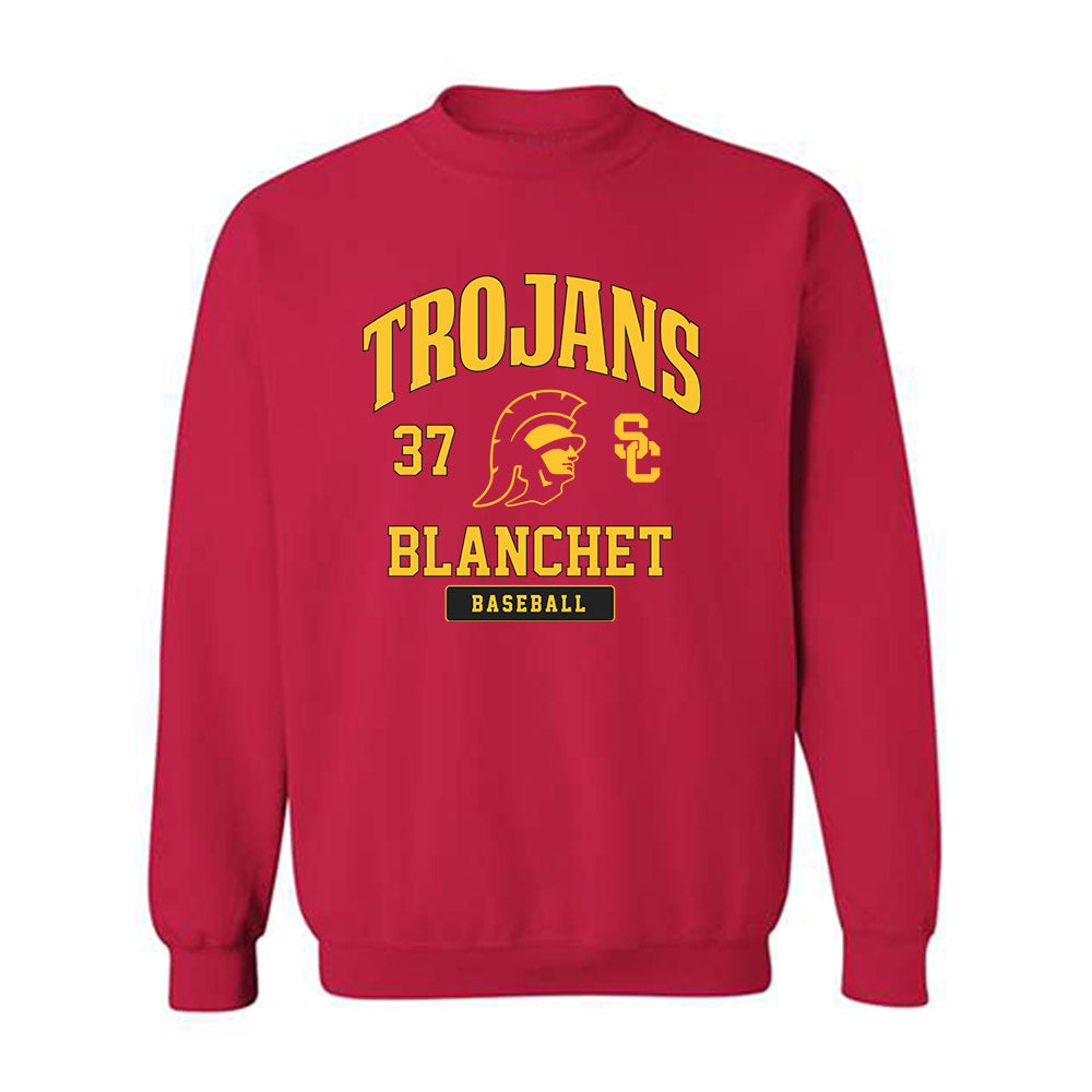 USC - NCAA Baseball : Adrian Blanchet - Crewneck Sweatshirt Classic Fashion Shersey