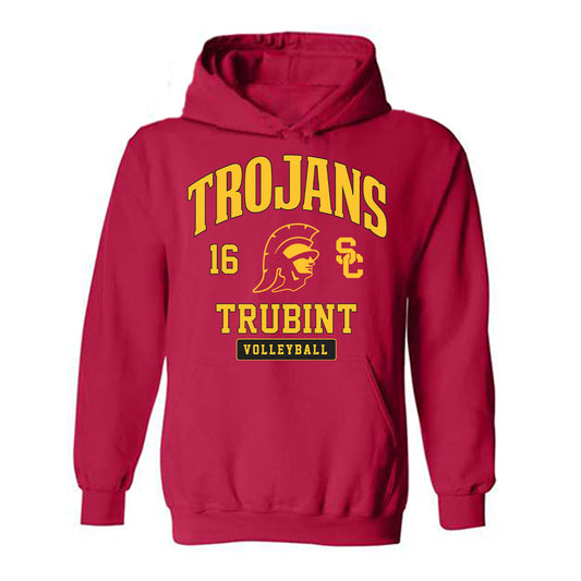 USC - NCAA Women's Volleyball : Gala Trubint - Hooded Sweatshirt Classic Fashion Shersey