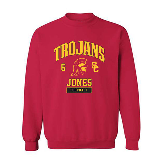 USC - NCAA Football : Austin Jones - Crewneck Sweatshirt Classic Fashion Shersey