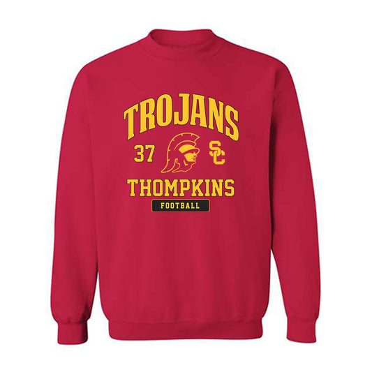 USC - NCAA Football : Devan Thompkins - Crewneck Sweatshirt Classic Fashion Shersey