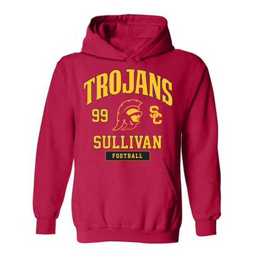 USC - NCAA Football : Jack Sullivan - Hooded Sweatshirt Classic Fashion Shersey