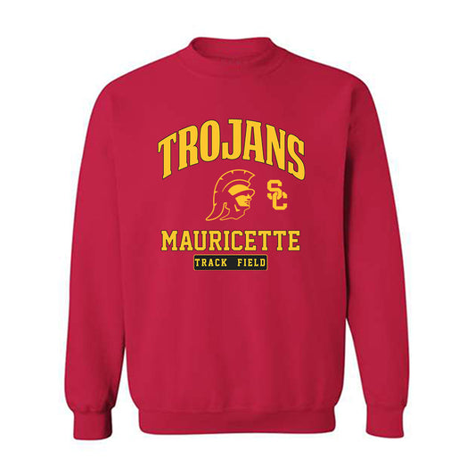USC - NCAA Men's Track & Field : Yougendy Mauricette - Crewneck Sweatshirt Classic Fashion Shersey