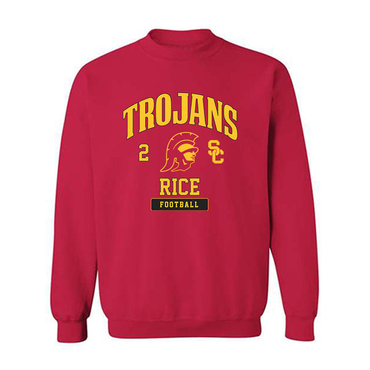 USC - NCAA Football : Brenden Rice - Crewneck Sweatshirt Classic Fashion Shersey