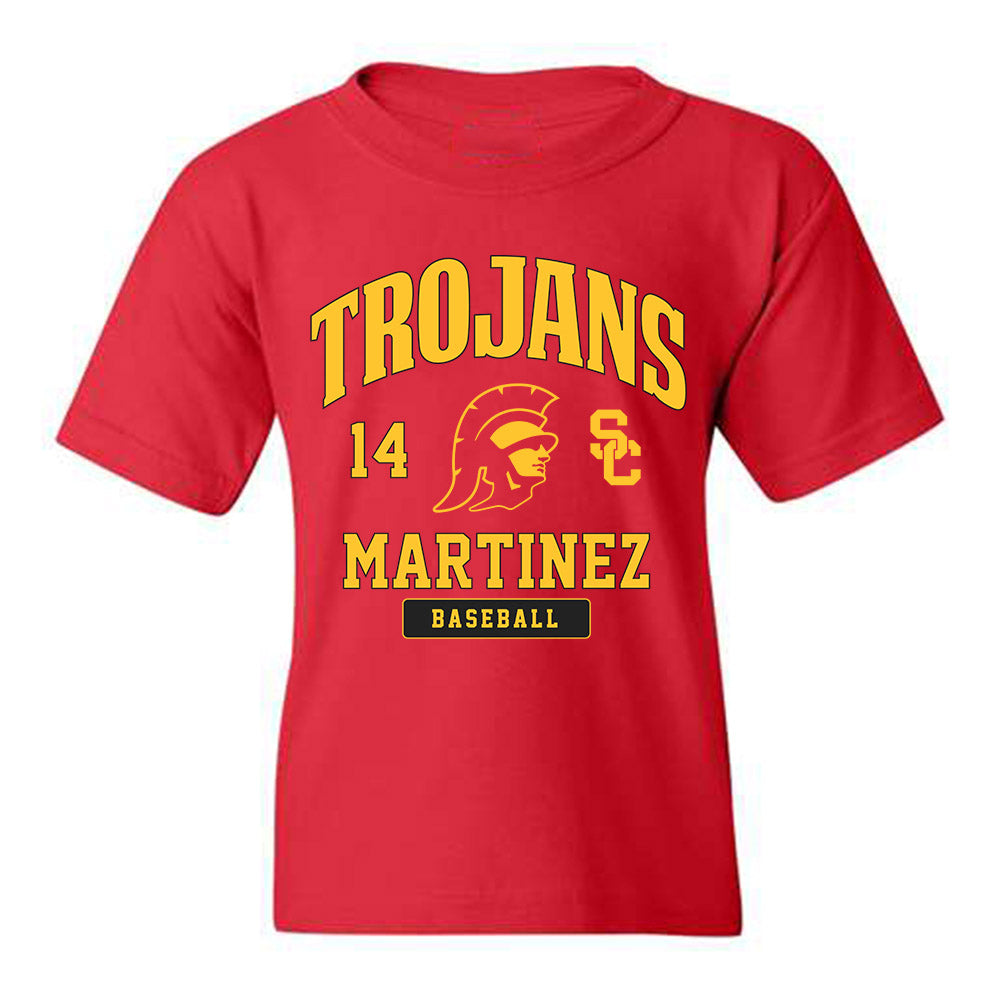 USC - NCAA Baseball : Xavier Martinez - Youth T-Shirt Classic Fashion Shersey