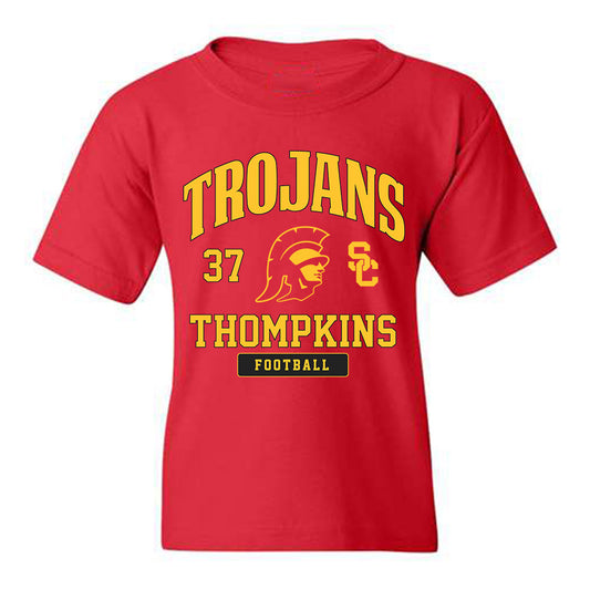 USC - NCAA Football : Devan Thompkins - Youth T-Shirt Classic Fashion Shersey