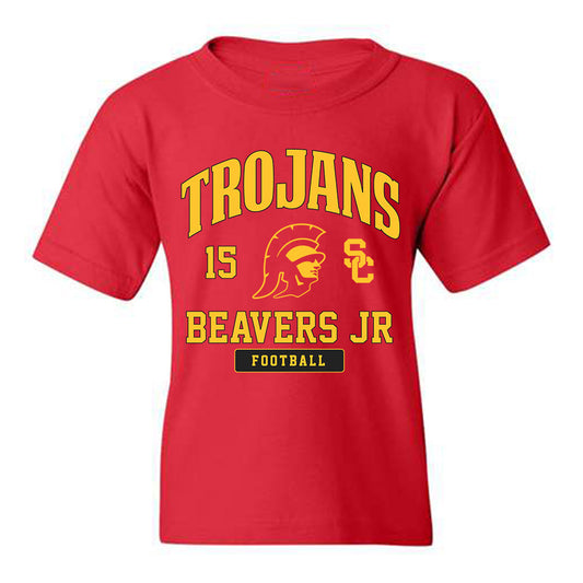 USC - NCAA Football : Anthony Beavers Jr - Youth T-Shirt Classic Fashion Shersey