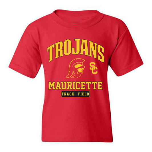 USC - NCAA Men's Track & Field : Yougendy Mauricette - Youth T-Shirt Classic Fashion Shersey