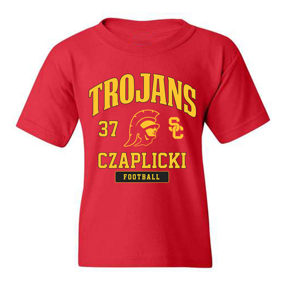 USC - NCAA Football : Eddie Czaplicki - Youth T-Shirt Classic Fashion Shersey