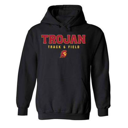 USC - NCAA Men's Track & Field (Indoor) : Travis Williams - Hooded Sweatshirt Classic Shersey