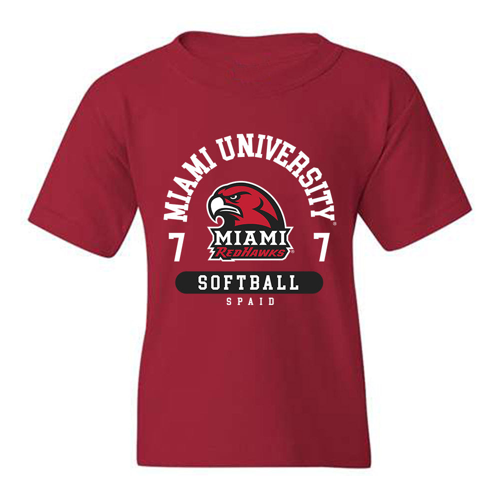 Miami of Ohio - NCAA Softball : Karli Spaid - Youth T-Shirt Classic Fashion Shersey