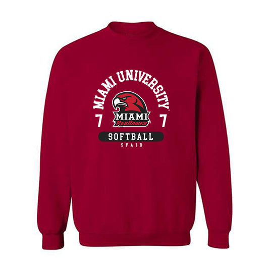 Miami of Ohio - NCAA Softball : Karli Spaid - Crewneck Sweatshirt Classic Fashion Shersey