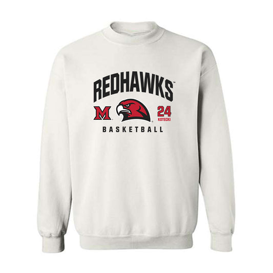 Miami of Ohio - NCAA Men's Basketball : Jackson Kotecki - Crewneck Sweatshirt Classic Fashion Shersey
