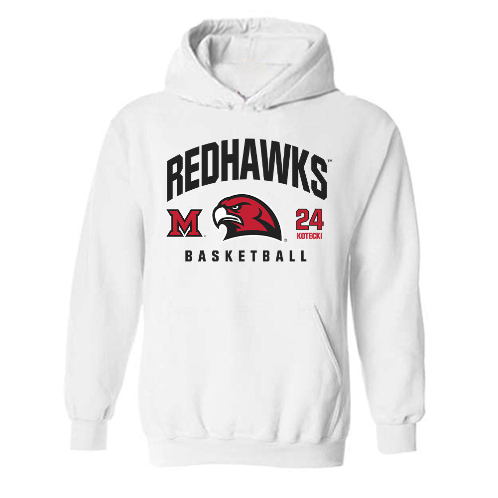 Miami of Ohio - NCAA Men's Basketball : Jackson Kotecki - Hooded Sweatshirt Classic Fashion Shersey