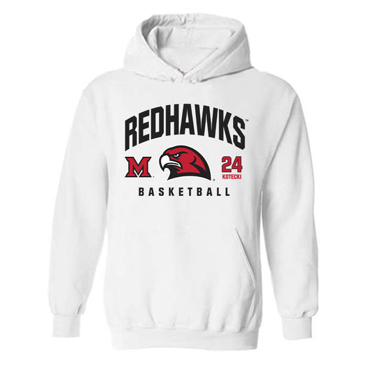 Miami of Ohio - NCAA Men's Basketball : Jackson Kotecki - Hooded Sweatshirt Classic Fashion Shersey