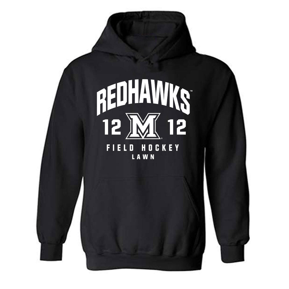 Miami of Ohio - NCAA Women's Field Hockey : Becca Lawn - Hooded Sweatshirt Classic Fashion Shersey