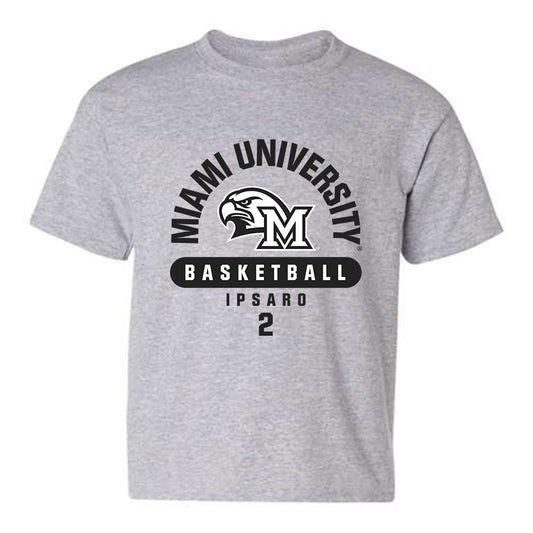 Miami of Ohio - NCAA Men's Basketball : Evan Ipsaro - Youth T-Shirt Classic Fashion Shersey