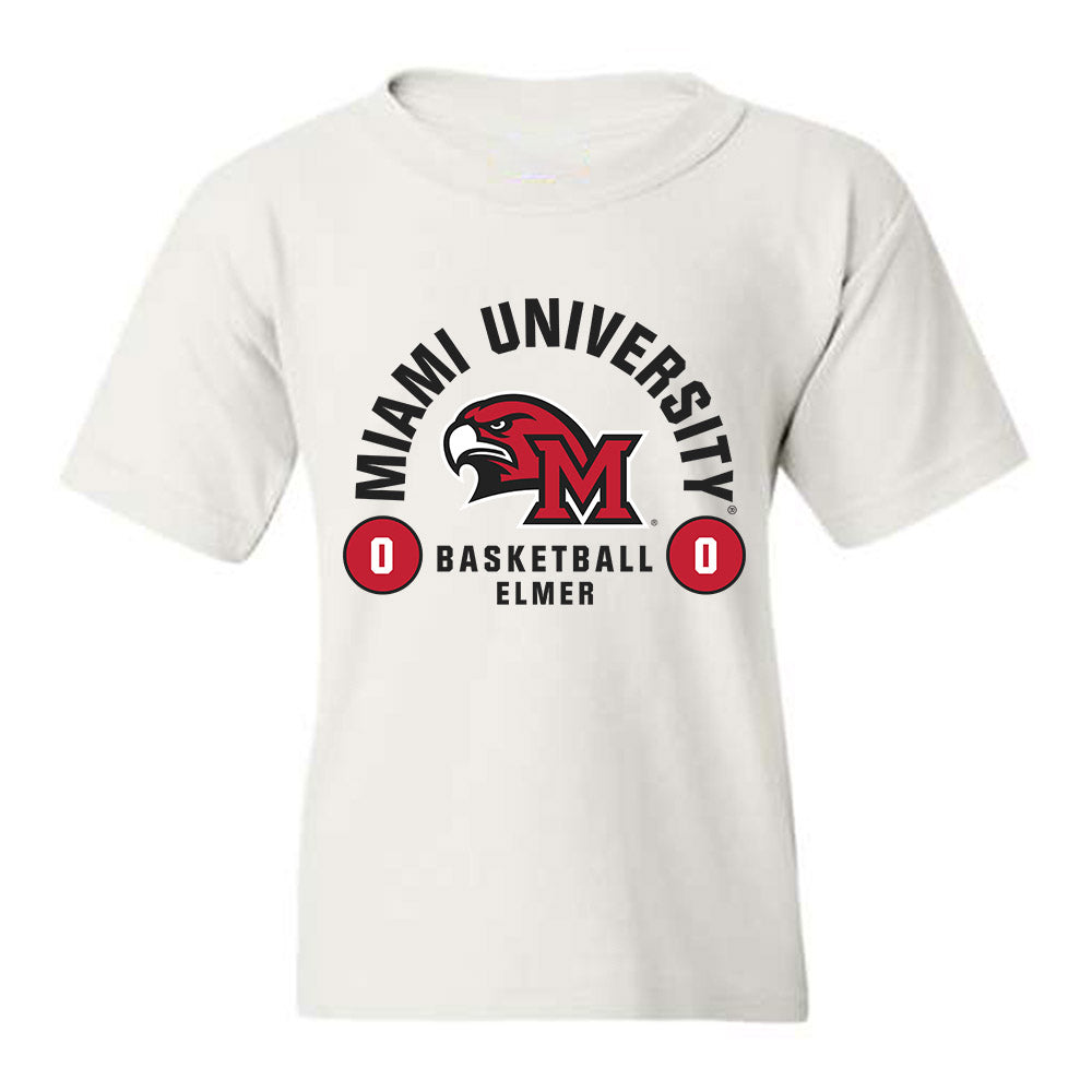 Miami of Ohio - NCAA Men's Basketball : Eian Elmer - Youth T-Shirt Classic Fashion Shersey