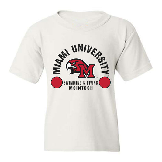 Miami of Ohio - NCAA Men's Swimming & Diving : Carter McIntosh - Youth T-Shirt Classic Fashion Shersey