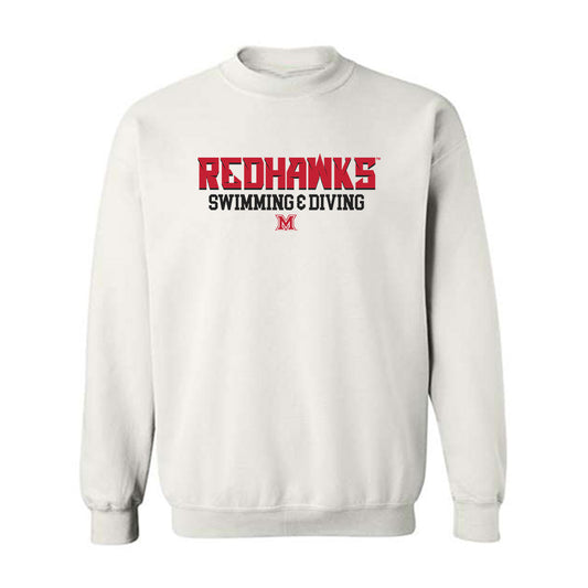 Miami of Ohio - NCAA Men's Swimming & Diving : Joe Miller - Crewneck Sweatshirt Classic Shersey