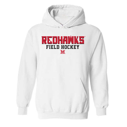 Miami of Ohio - NCAA Women's Field Hockey : Becca Lawn - Hooded Sweatshirt Classic Shersey