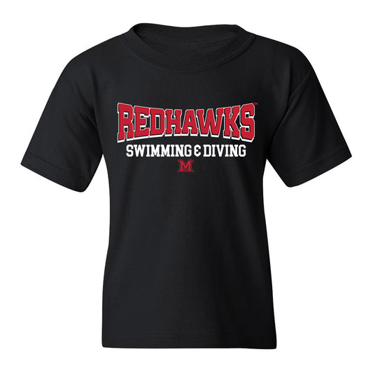 Miami of Ohio - NCAA Men's Swimming & Diving : George Clark - Youth T-Shirt Classic Shersey