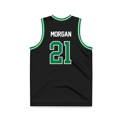 North Texas - NCAA Men's Basketball : Chris Morgan - Black Basketball Jersey