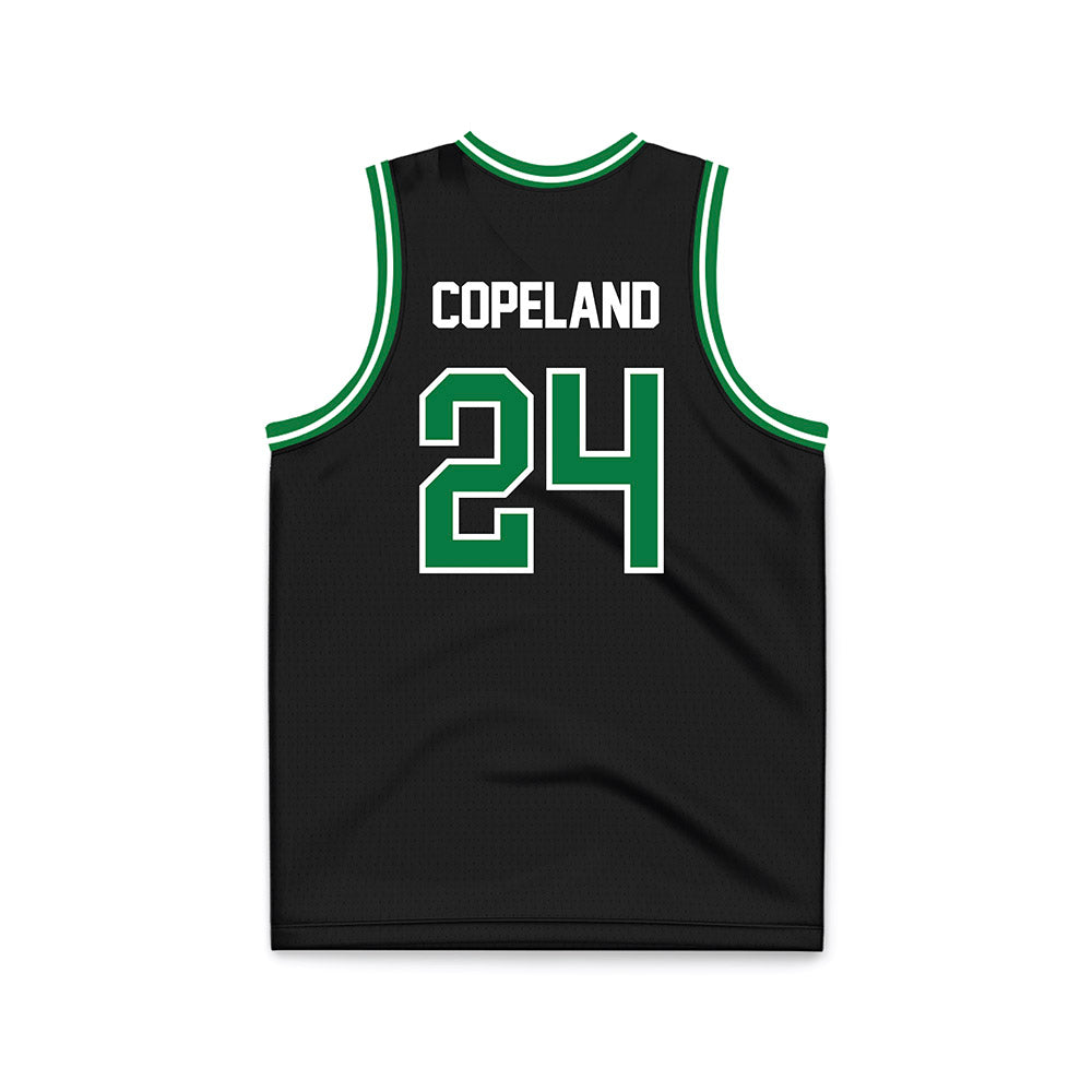 North Texas - NCAA Men's Basketball : Klayton Copeland - Black Basketball Jersey