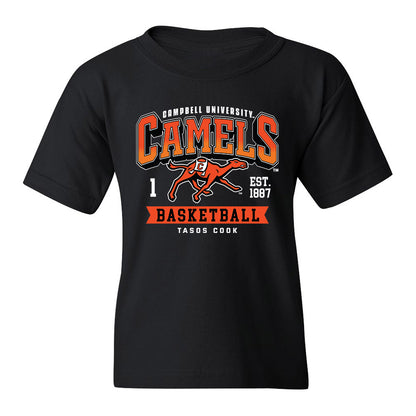 Campbell - NCAA Men's Basketball : Tasos Cook - Youth T-Shirt Classic Fashion Shersey