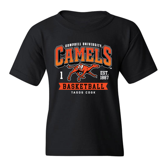 Campbell - NCAA Men's Basketball : Tasos Cook - Youth T-Shirt Classic Fashion Shersey