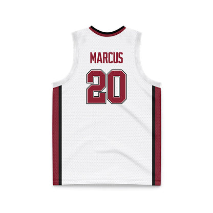 UMass - NCAA Men's Basketball : Ryan Marcus - Basketball Jersey White
