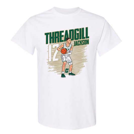 UNC Charlotte - NCAA Men's Basketball : Jackson Threadgill - T-Shirt Individual Caricature