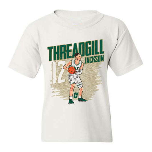 UNC Charlotte - NCAA Men's Basketball : Jackson Threadgill - T-Shirt Individual Caricature