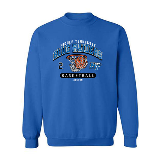 MTSU - NCAA Men's Basketball : Torey Alston - Crewneck Sweatshirt Classic Fashion Shersey