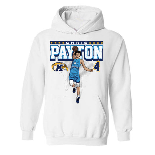 Kent State - NCAA Men's Basketball : Chris Payton - Hooded Sweatshirt Individual Caricature
