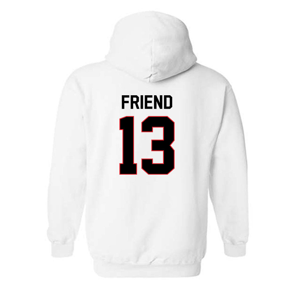 Davidson - NCAA Baseball : Jacob Friend - Hooded Sweatshirt Classic Fashion Shersey