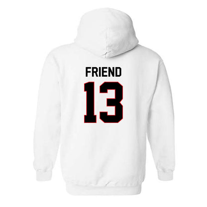 Davidson - NCAA Baseball : Jacob Friend - Hooded Sweatshirt Classic Fashion Shersey