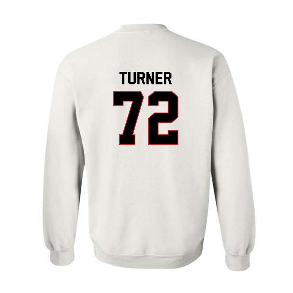 Davidson - NCAA Football : Liam Turner - Crewneck Sweatshirt Classic Fashion Shersey