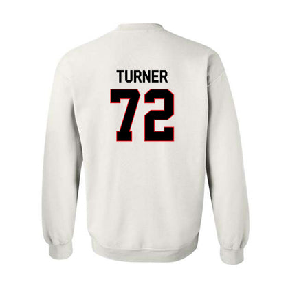 Davidson - NCAA Football : Liam Turner - Crewneck Sweatshirt Classic Fashion Shersey
