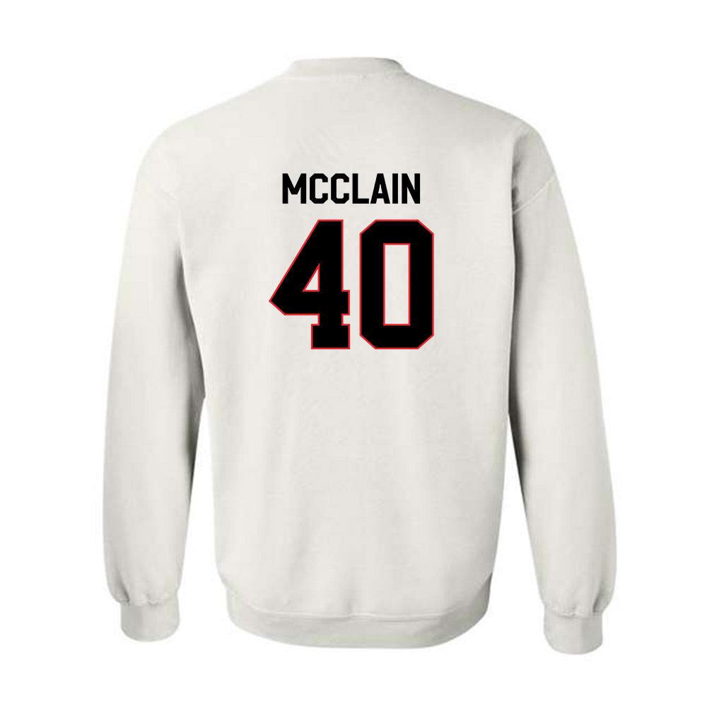 Davidson - NCAA Football : Carius McClain - Crewneck Sweatshirt Classic Fashion Shersey