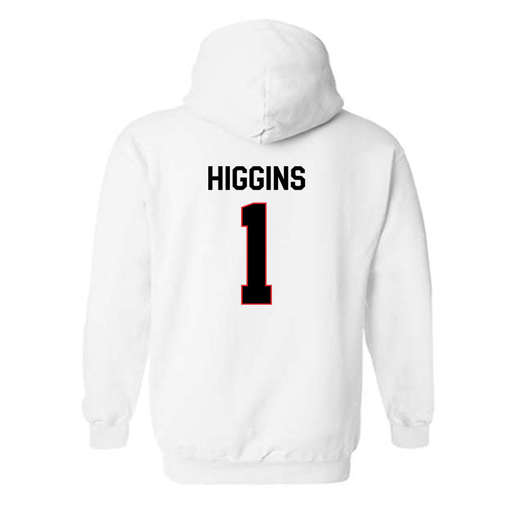 Davidson - NCAA Baseball : Justin Higgins - Hooded Sweatshirt Classic Fashion Shersey