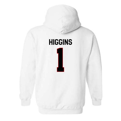 Davidson - NCAA Baseball : Justin Higgins - Hooded Sweatshirt Classic Fashion Shersey